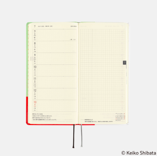 Hobonichi Techo Weeks 2025 Keiko Shibata: Thanks for your hard work, Aoki-san