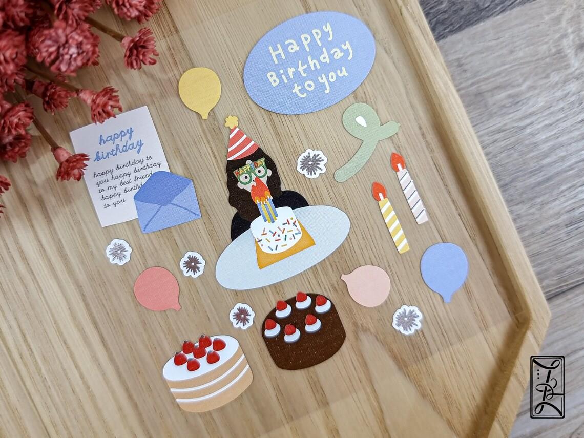 Suatelier Seal Party Party Sticker Seti