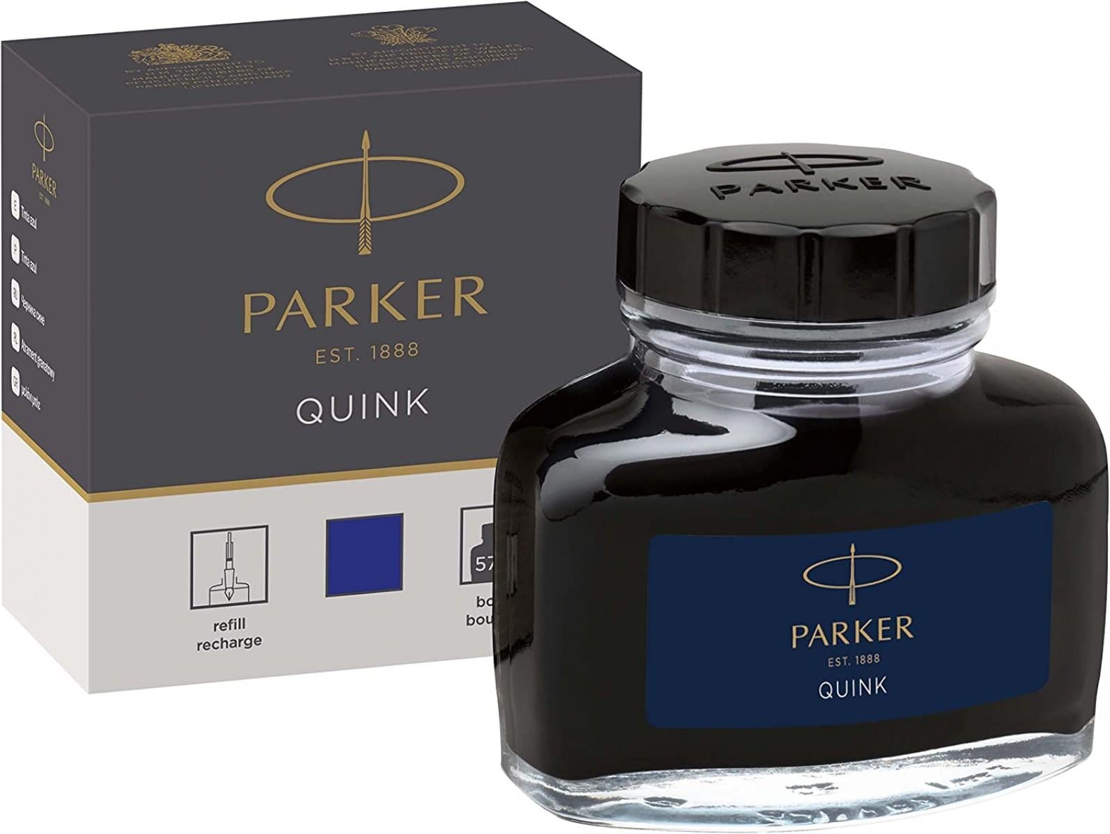 Parker Quink Yıkanabilir Şişe Mürekkep Mavi