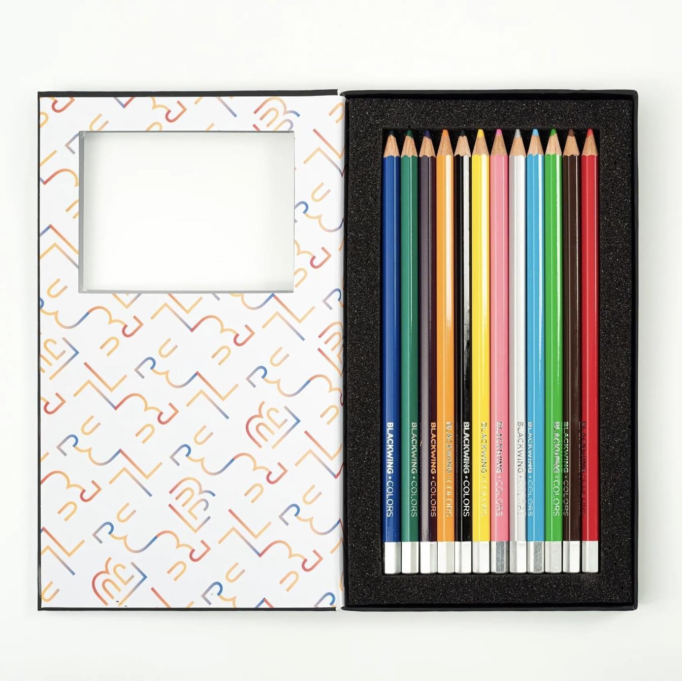 Palomino Blackwing Colors Renkli Ahşap Gövdeli 12'li Kalem Seti 