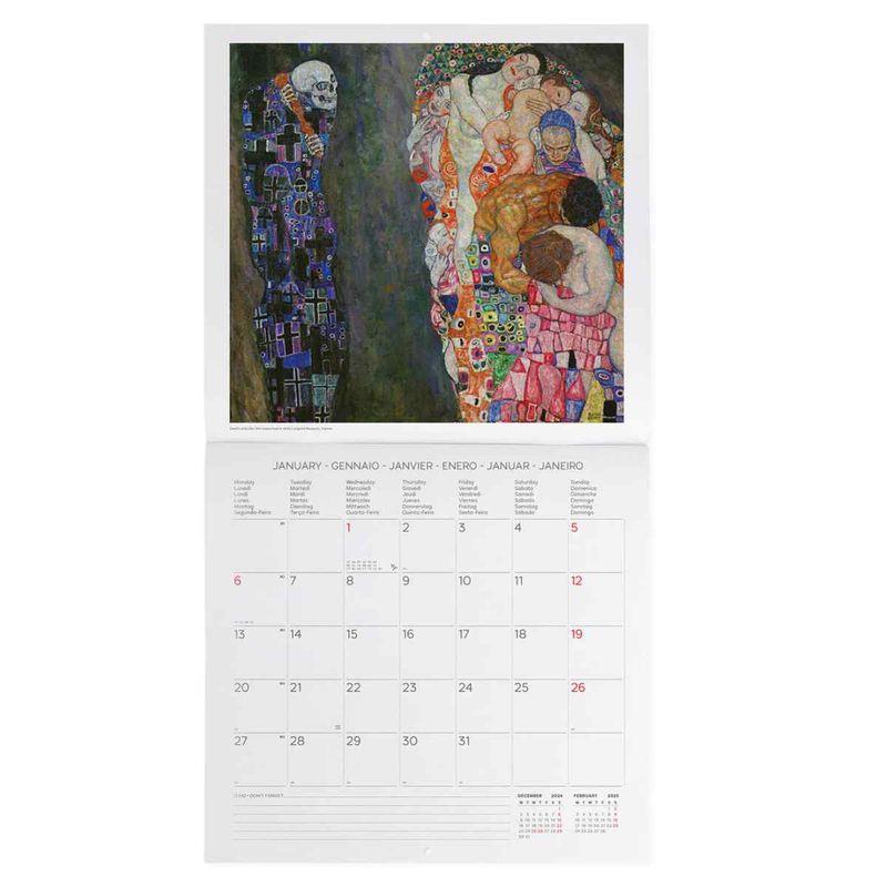 Legami 2025 30 x 29 cm Duvar Takvimi Gustav Klimt