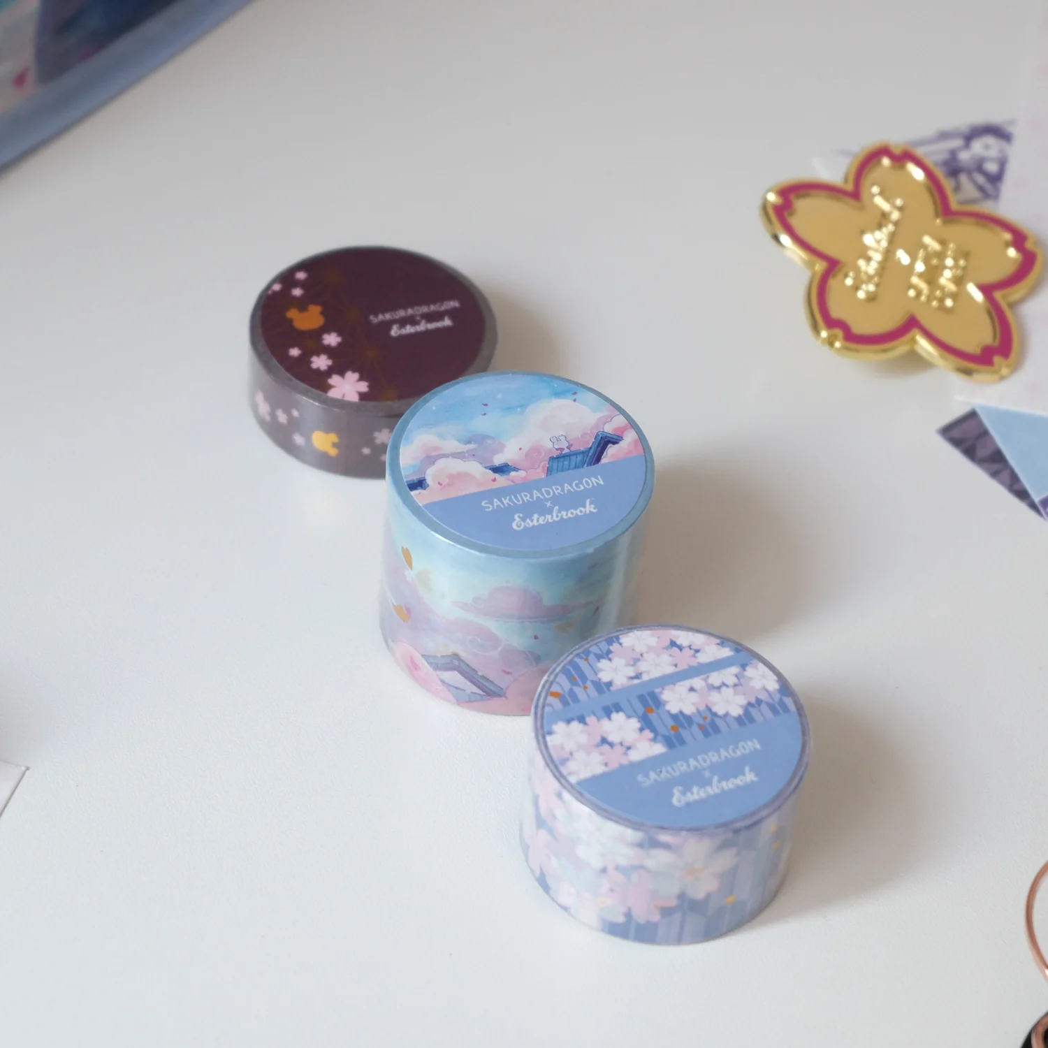 Esterbrook x SAKURADRAGON Sakura Street Washi Tape
