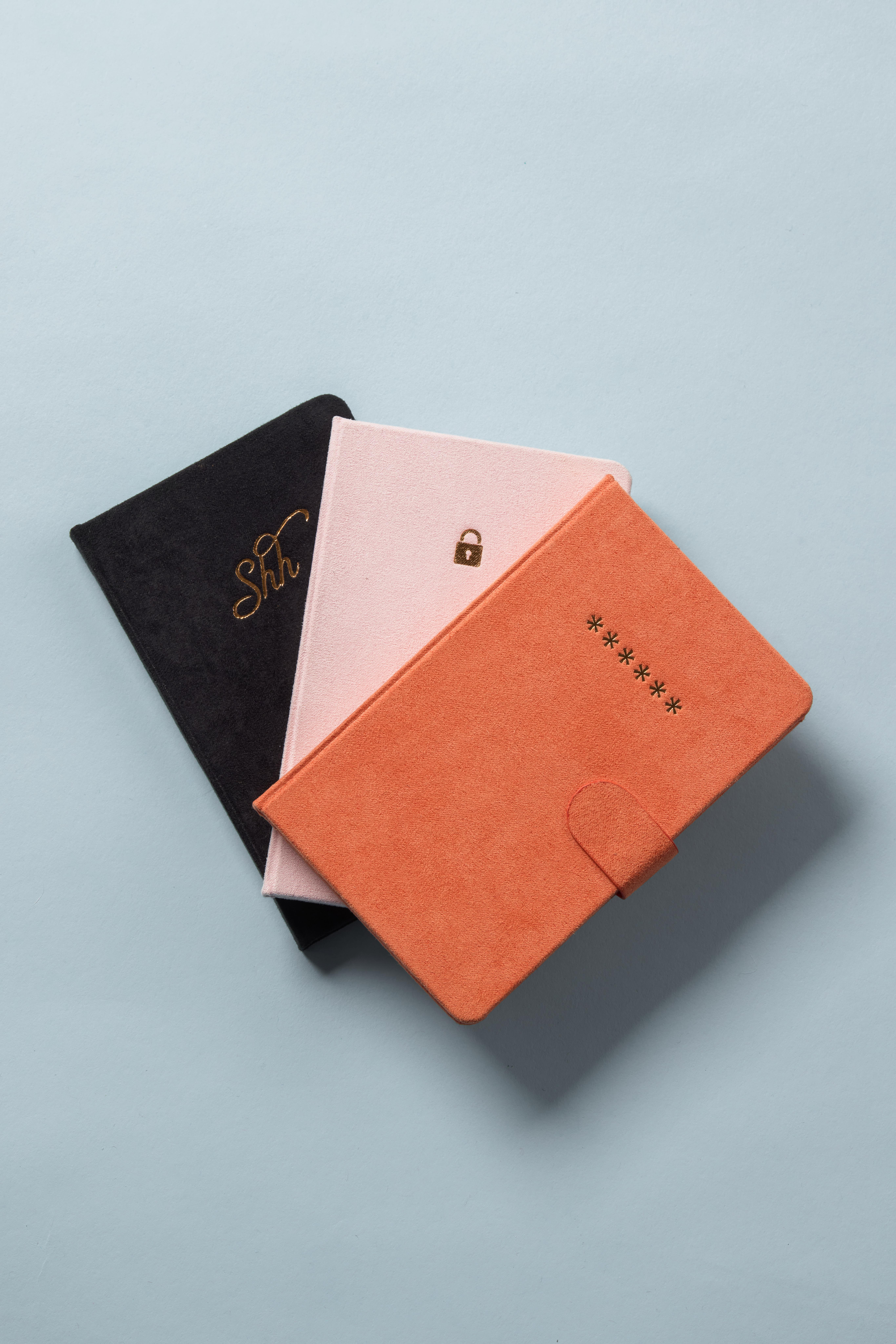 DesignWorks Ink Mini Password Journal - Shh Günlük