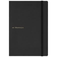 Maruman Mnemosyne Journal Sert Kapak A5 Noktalı Siyah Defter