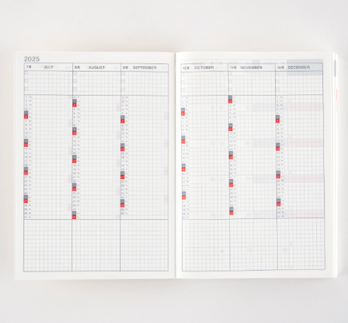 Hobonichi Techo Cousin Book A5 2025 English Version Ajanda/Planner