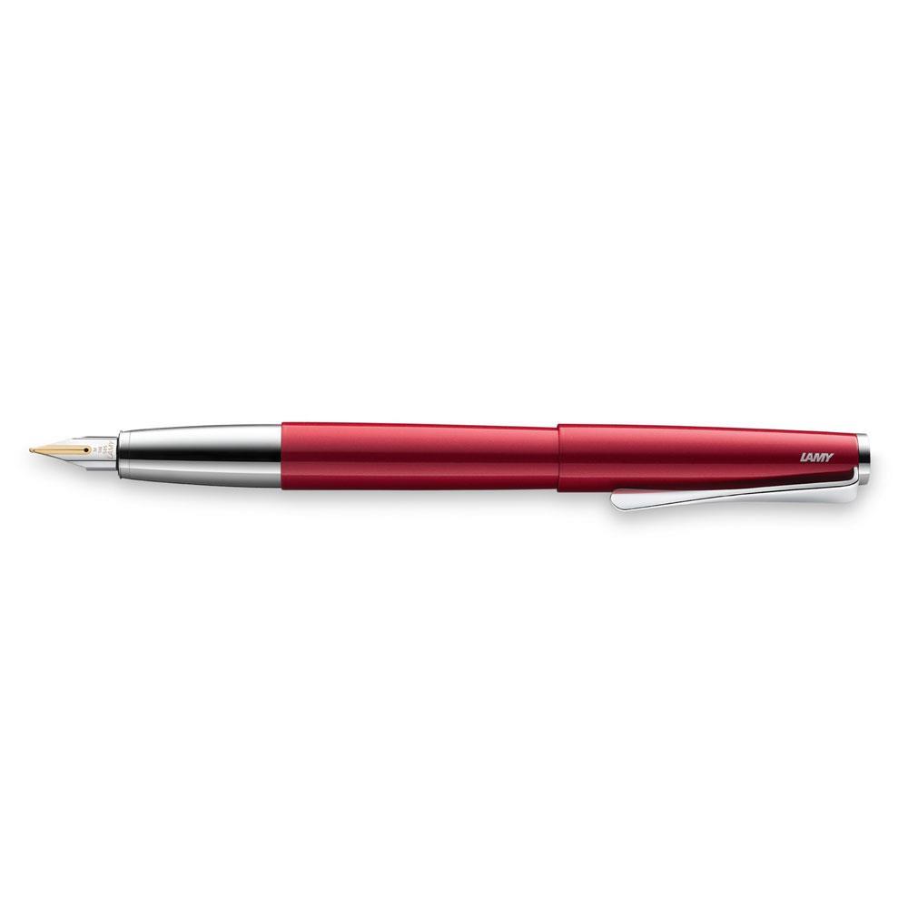 LAMY studio 2024 Special Edition Dolma Kalem 14K Çift Renkli Altın Uç F Uç Piano Red 68PG-F