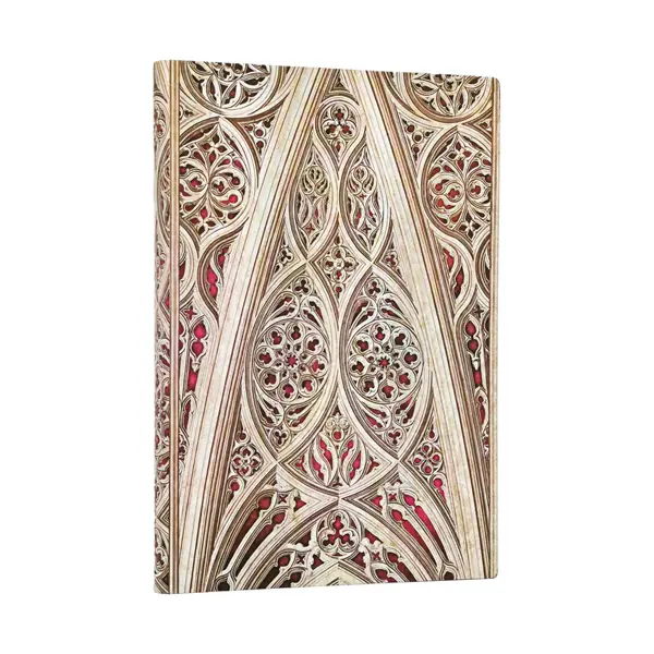 Paperblanks Vault of the Milan Cathedral (Burgundy) Sert Kapak 13x18 cm Çizgili Defter FB1545-2