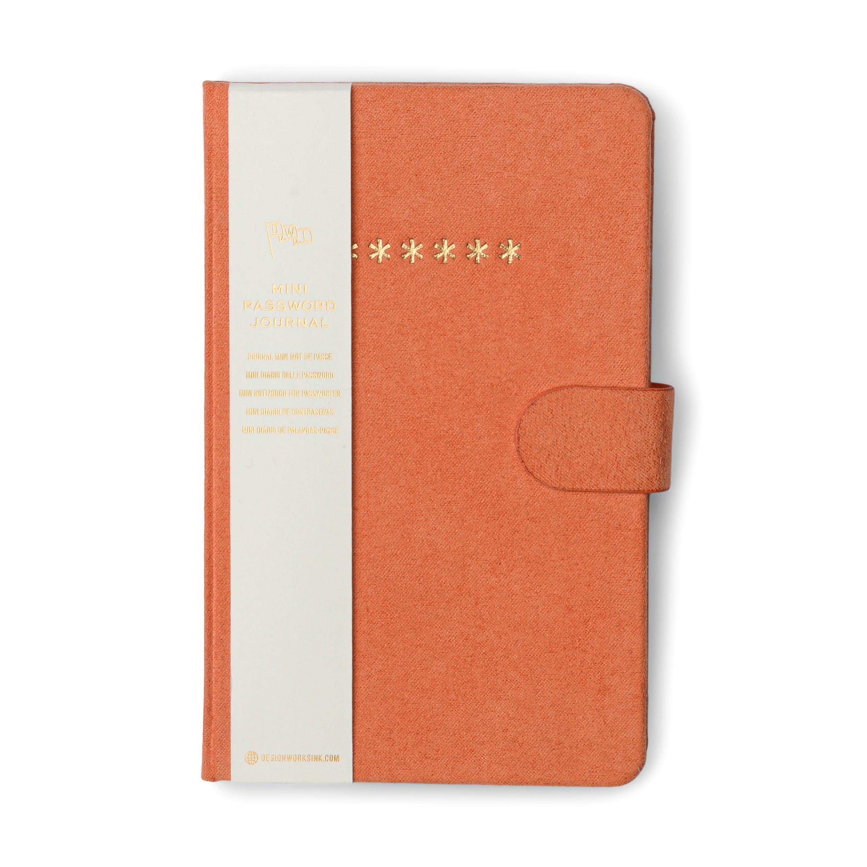 DesignWorks Ink Mini Password Journal - Asterisks Günlük