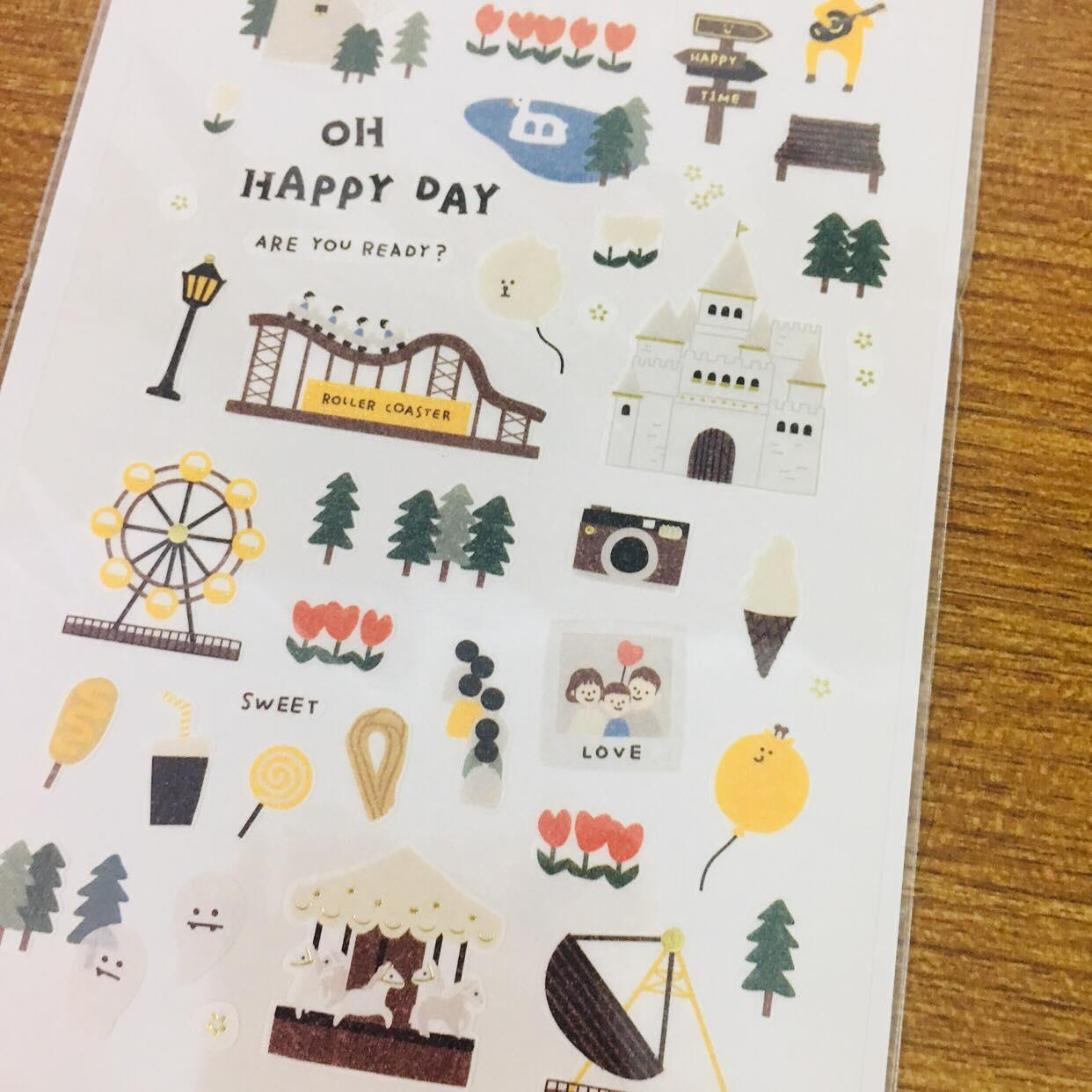 Suatelier Deco Sticker Oh Happy Day