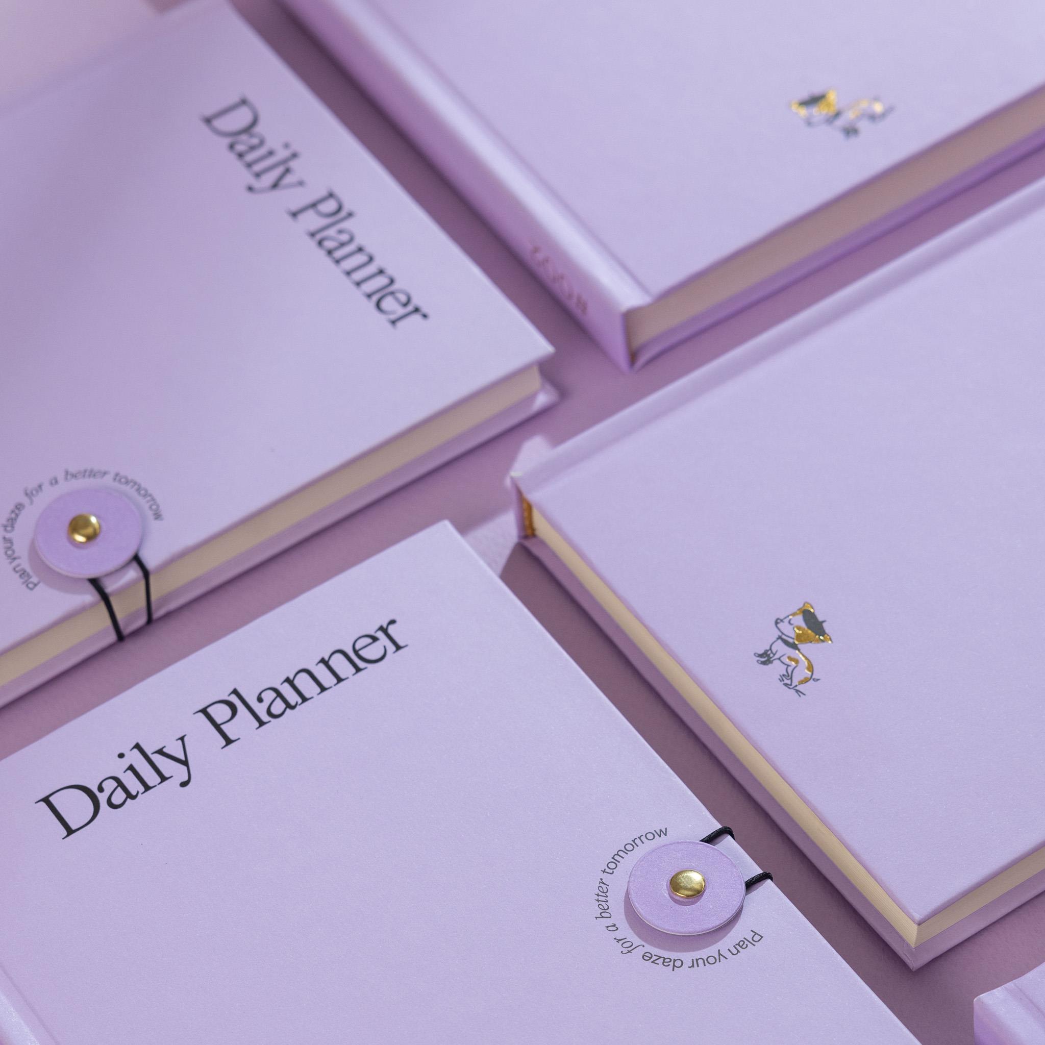 Fundaze Özel Tasarım Daily Planner Lila