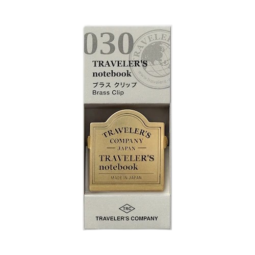 Traveler's Comany Klasik Gold Metal Klips