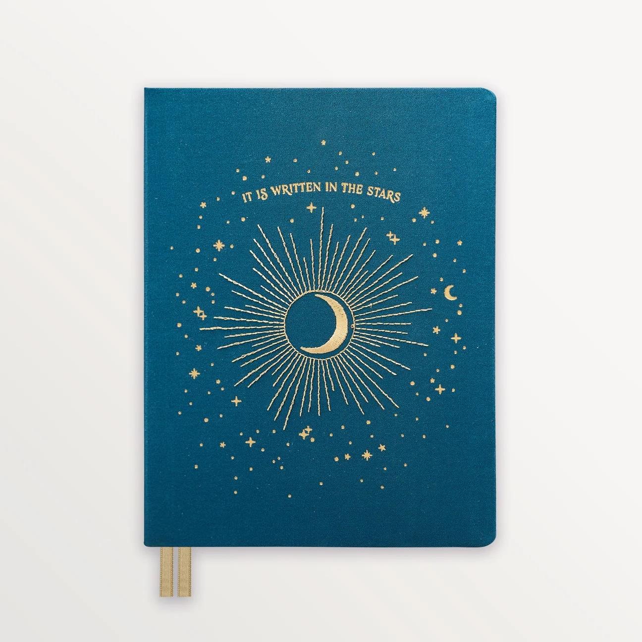 EPISODE CELESTIAL VERDIGRIS EMBROIDERED XL NOTEBOOK