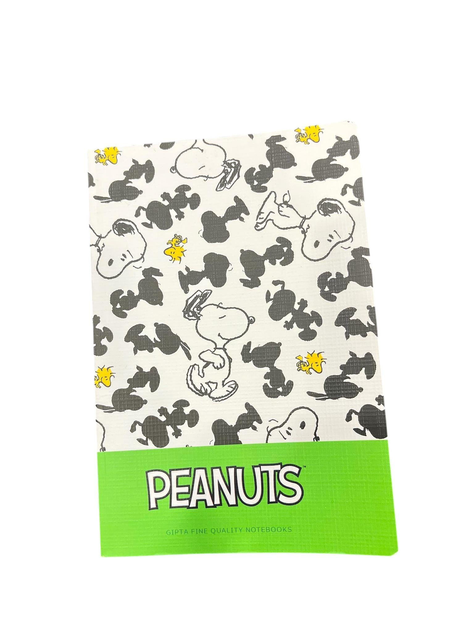 Gıpta 7311 Snoopy Terzi Dikişli A6 Karton Kapak Defter 80 Yaprak Çizgili Yeşil