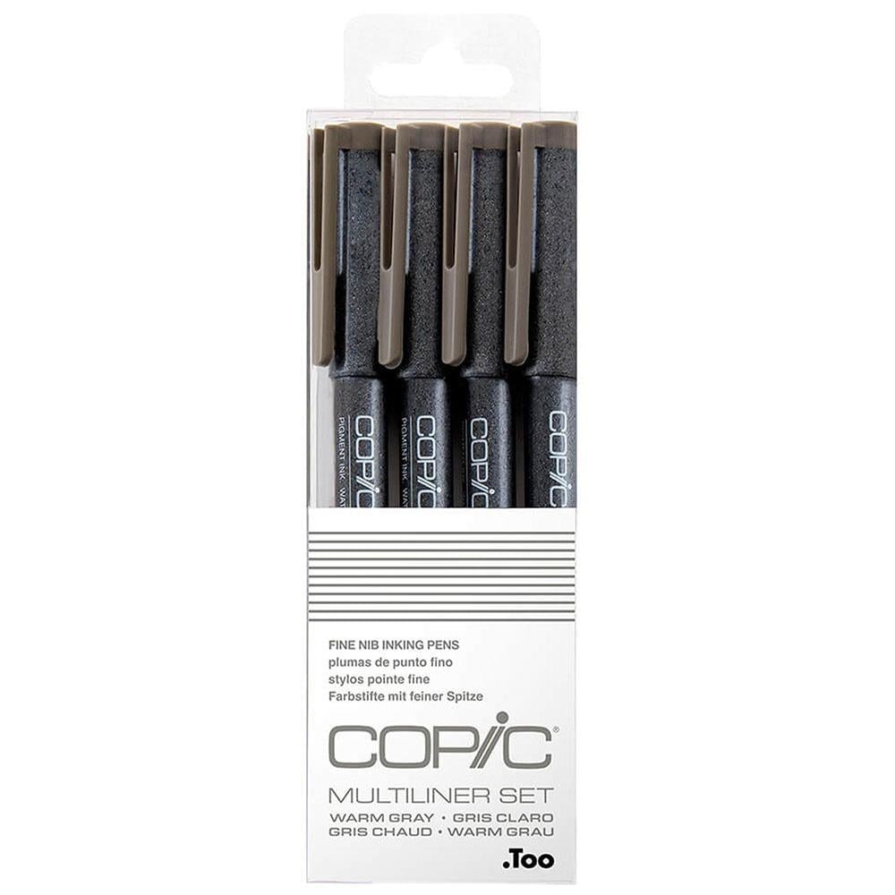 Copic Multiliner Warm Grey 4'lü Kalem Seti