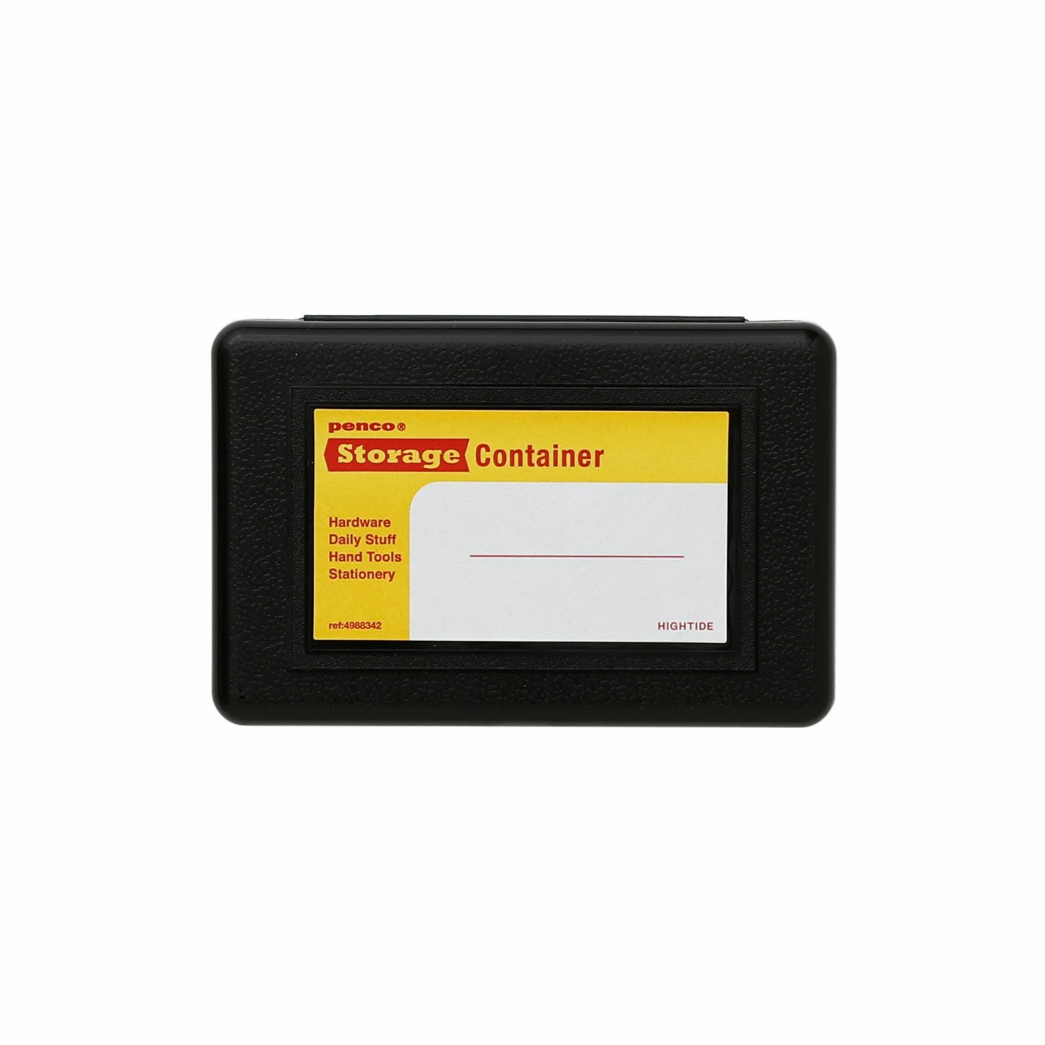 Penco Storage Container Plastik Çift Taraflı Kalemlik & Kutu Black EB046 BK