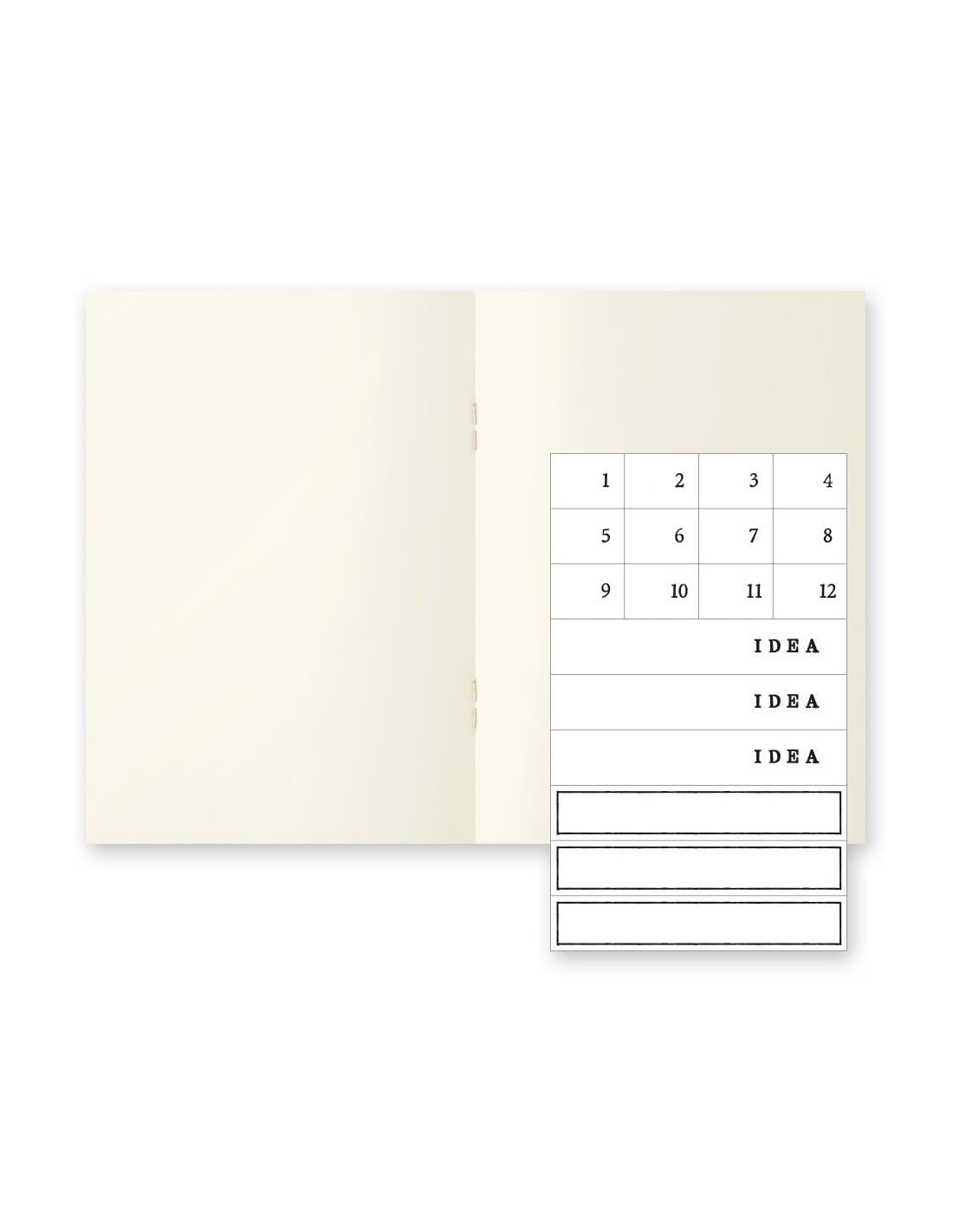 Midori MD Paper Defter Light A6 Çizgisiz 3'lü Set