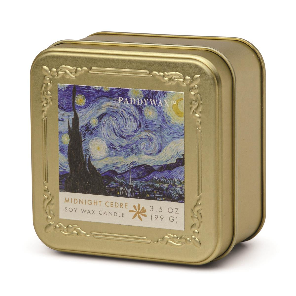 Paddywax Impressionist Teneke Mum - Van Gogh ' The Starry Night' 99gr
