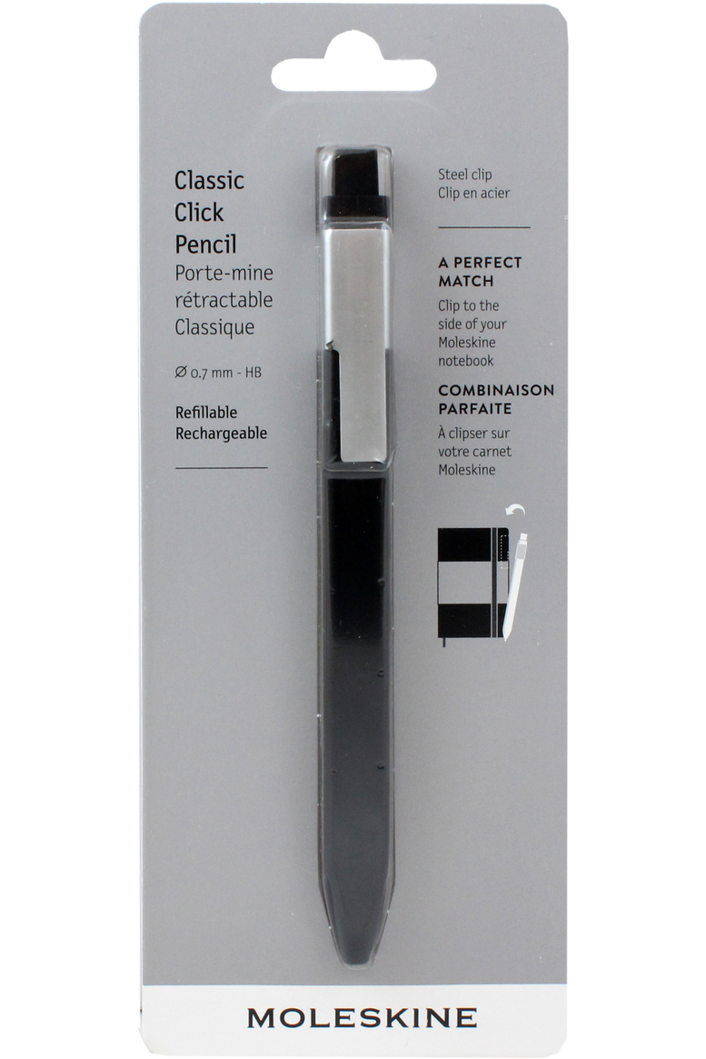 Moleskine Classic Pro Click Porte-mine Mekanik Uçlu Kalem 0.7 mm Siyah