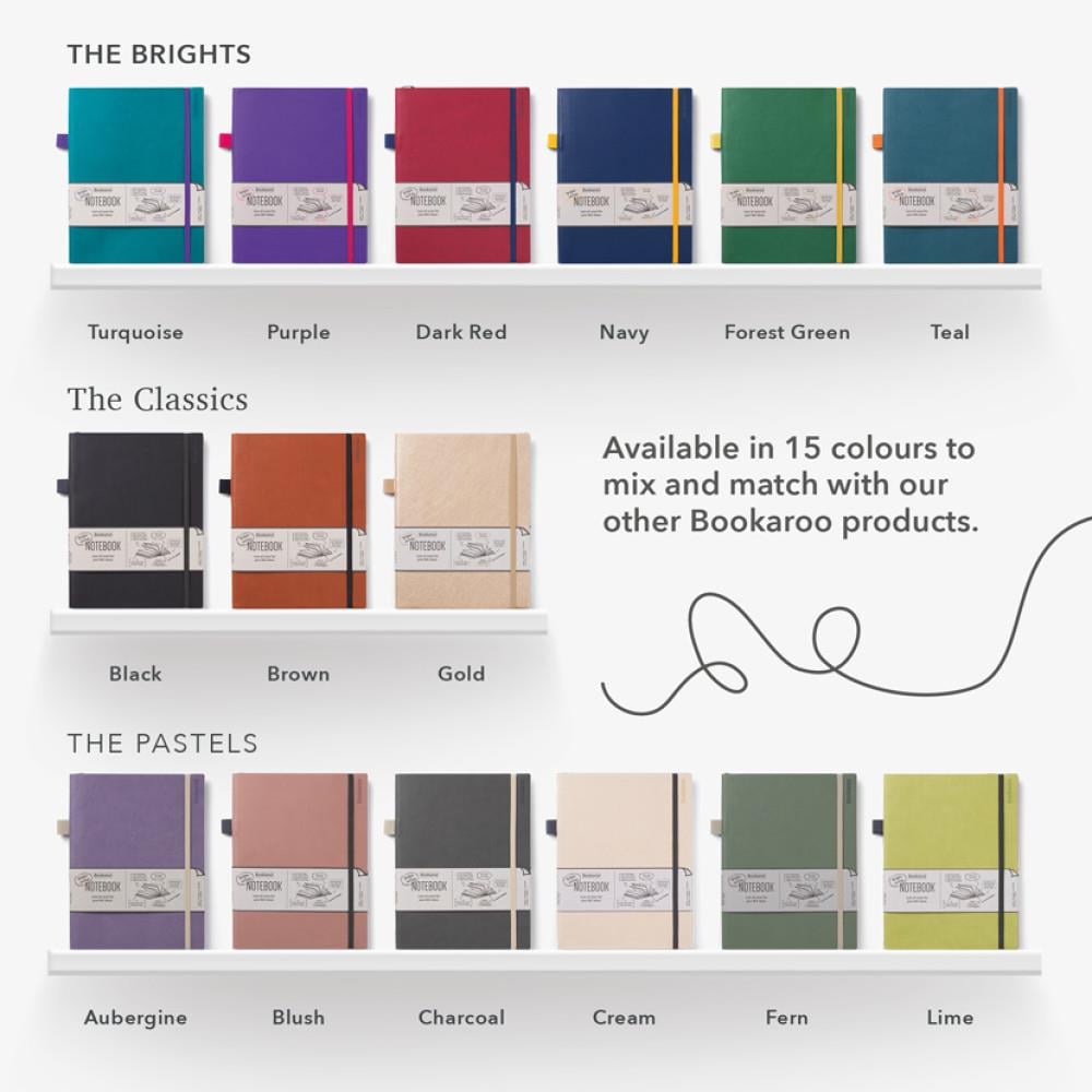 IF Bookaroo Bigger Things Notebook Journal Çizgili Defter - Forest Green 