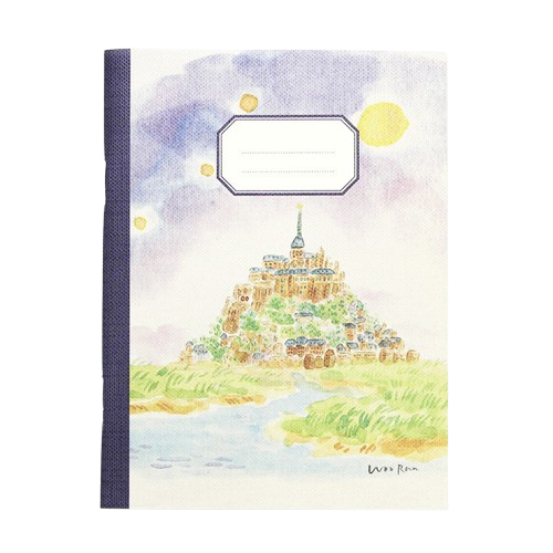 Pansy Daisy L'après Pocket Notebook Cep Not Defteri - Mont Saint Michel Sunset