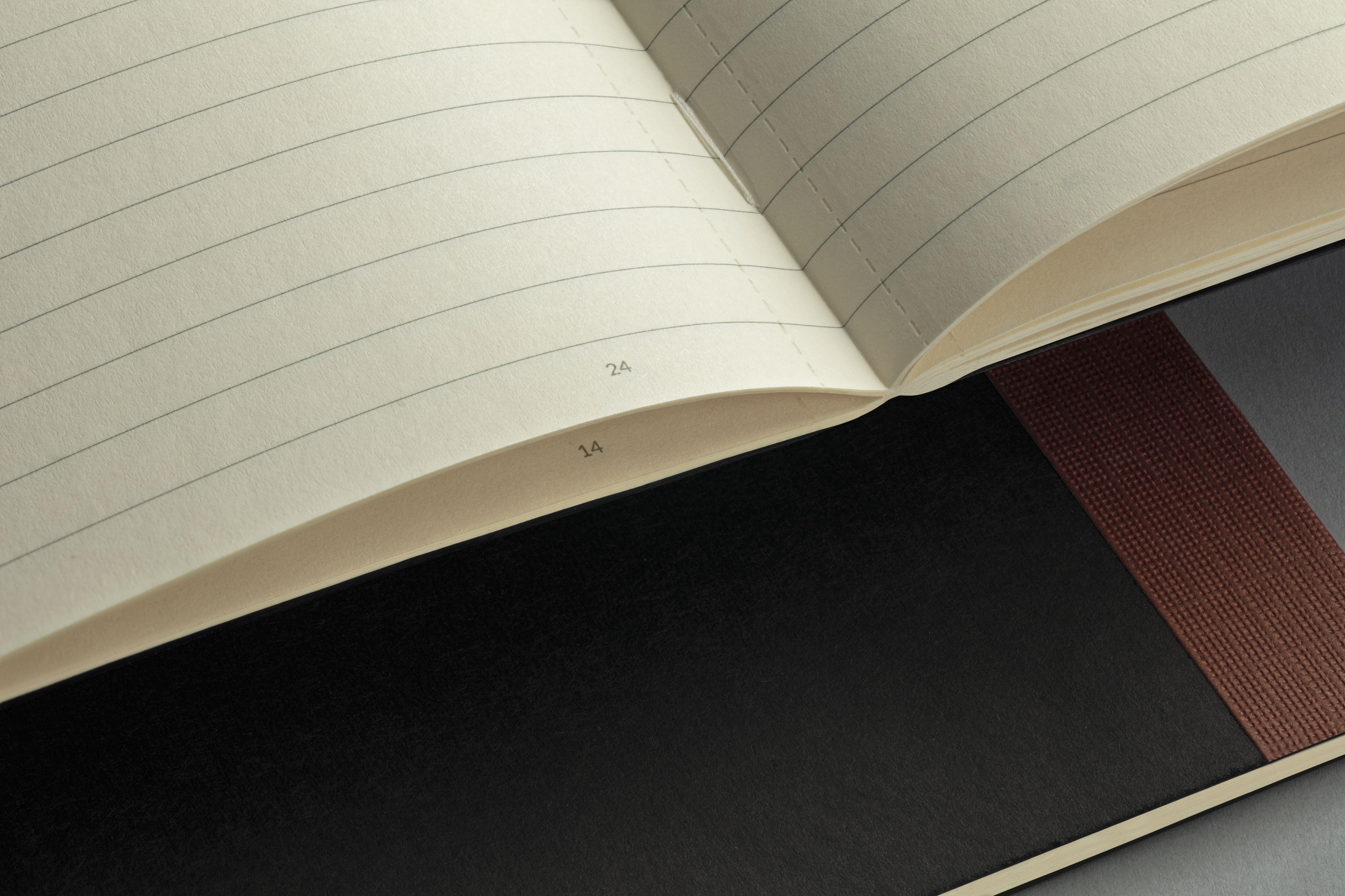 Laton Kevyt A5 Daily 2'li Sert Kapaklı Defter Seti Siyah 