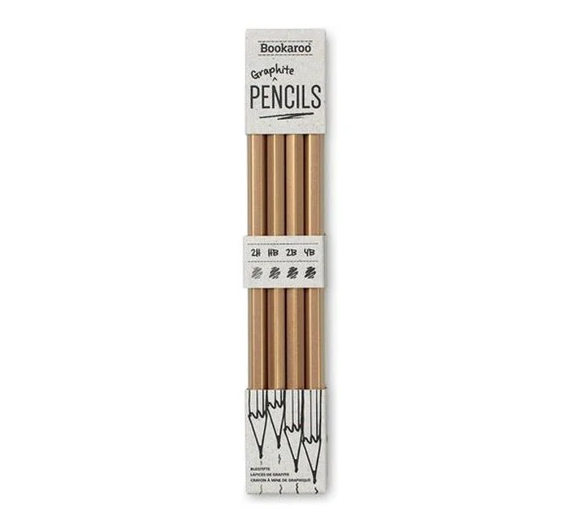 If Bookaroo Graphite Kurşun Kalem Seti Gold