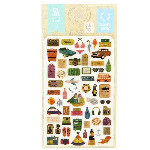 Suatelier Sonia J Design Deco Sticker Travel Story