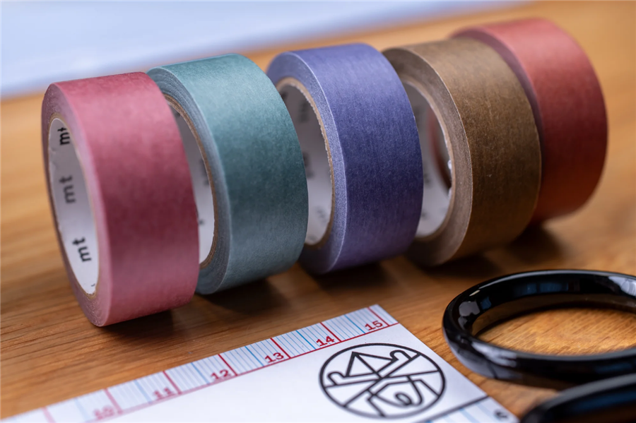 Kamo-i Masking Washi Tape 15mm×7m Yellow Earth
