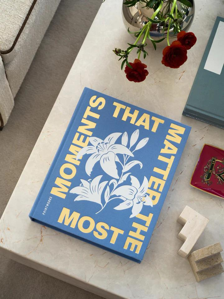 Printworks Fotoğraf Albümü - Moments that Matters the Most Mavi