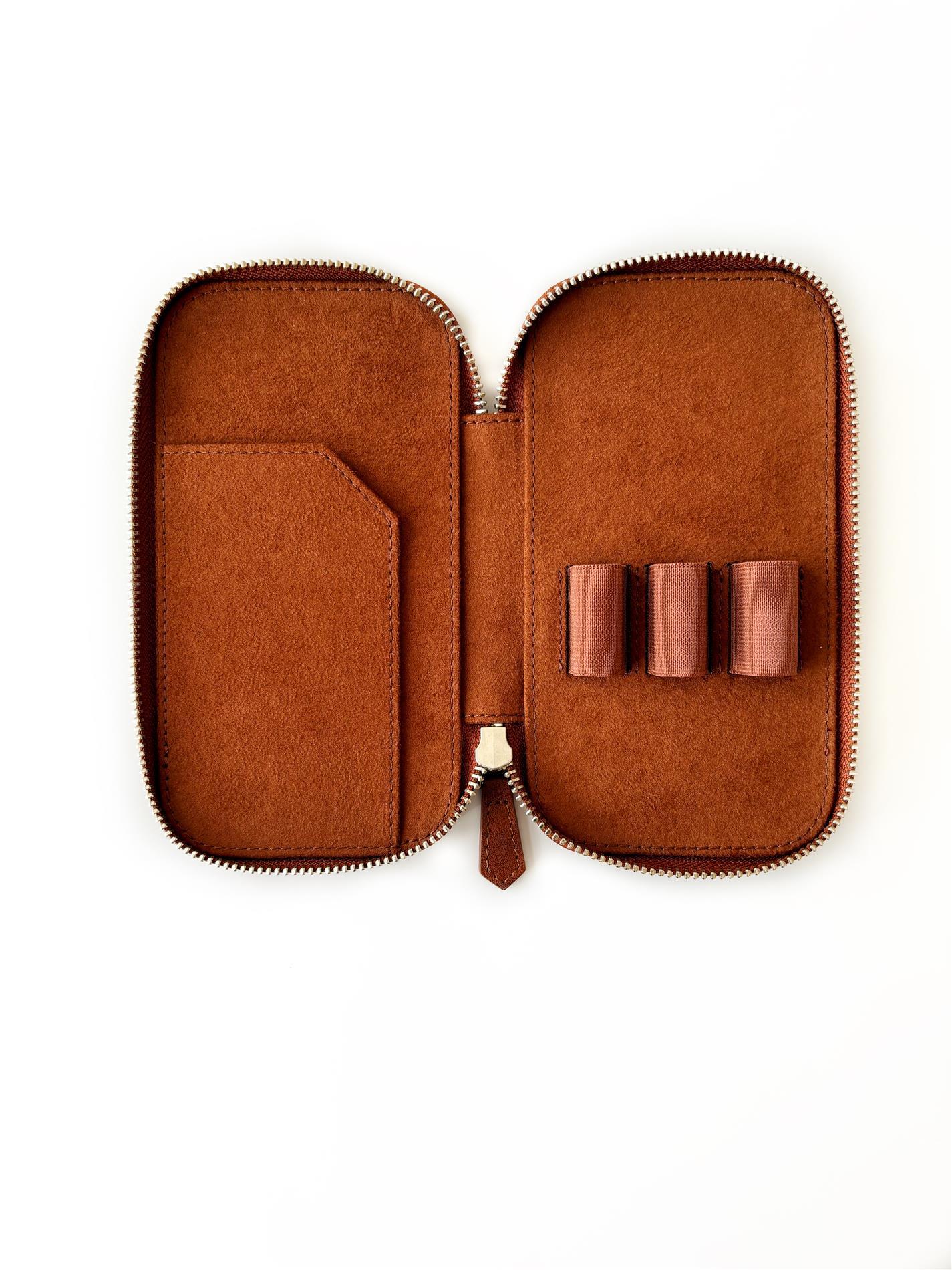 Eng Leather Kızıl Gezegen 3'lü Deri Kalem Kılıfı 