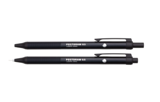 Luddite PostDraw 0.5 mm Double Knock Mekanik Uçlu Kalem Siyah
