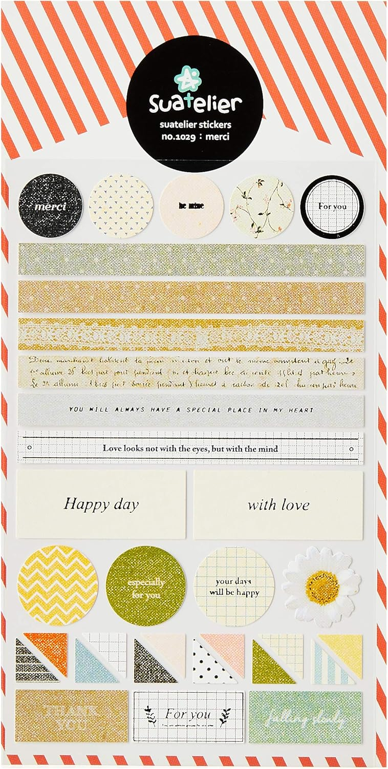 Suatelier Deco Sticker Merci