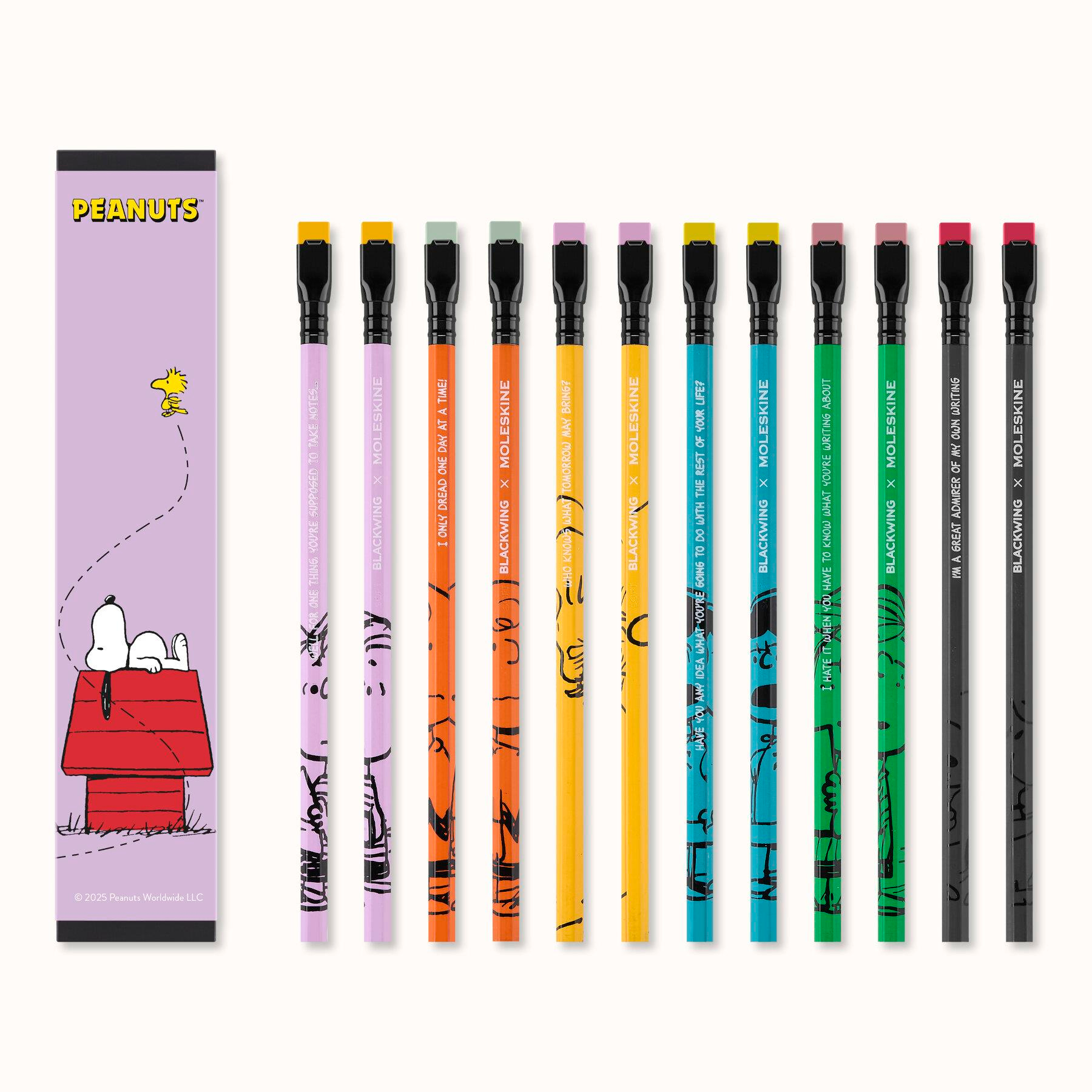 Palomino Blackwing  x Moleskine Peanuts  Limited Edition Firm Ahşap Kurşun Kalem