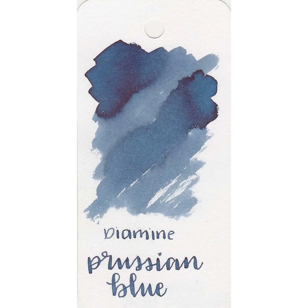 Diamine Mantar Kapak Cam Şişe 12'li Kartuş Seti Prussian Blue