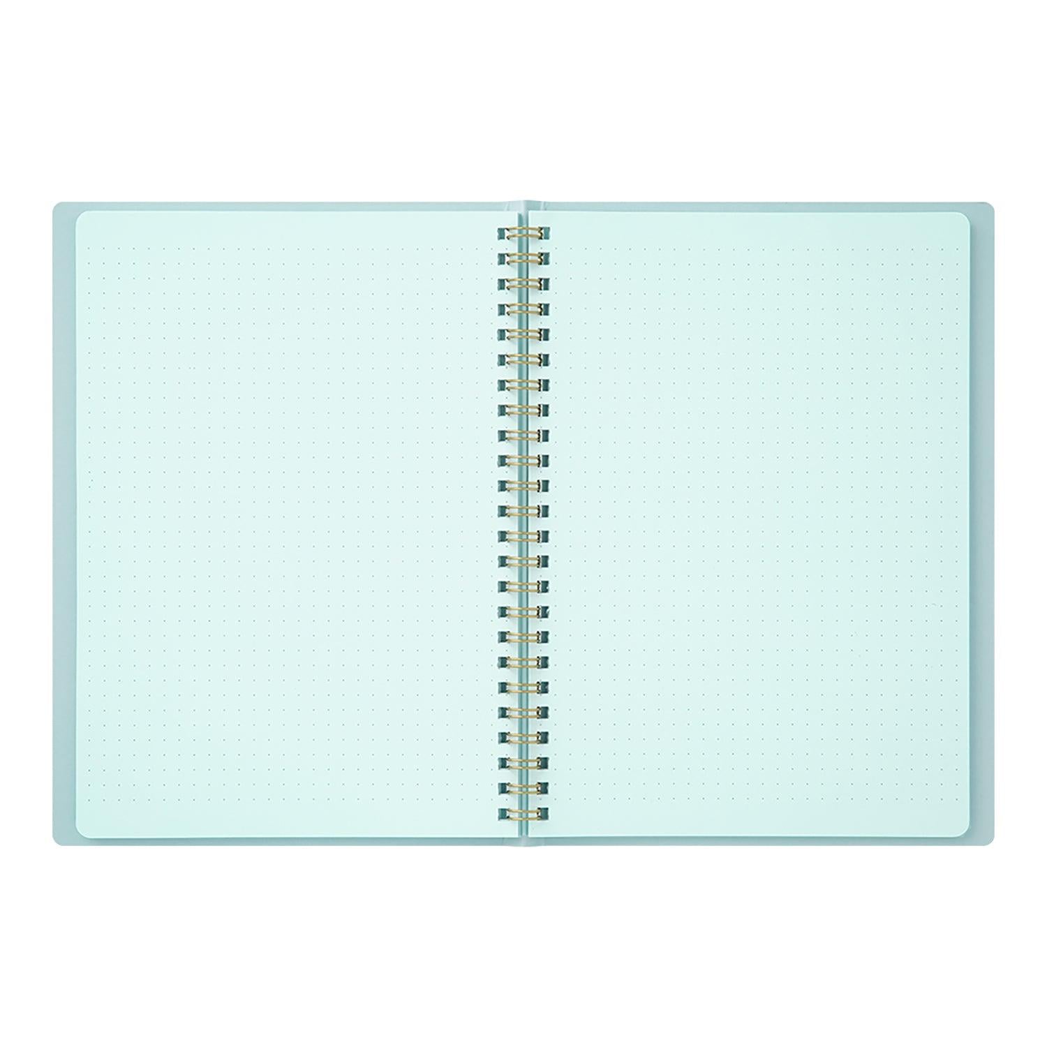 Midori Ring Notebook A5 Color Dotted Noktalı Defter Blue