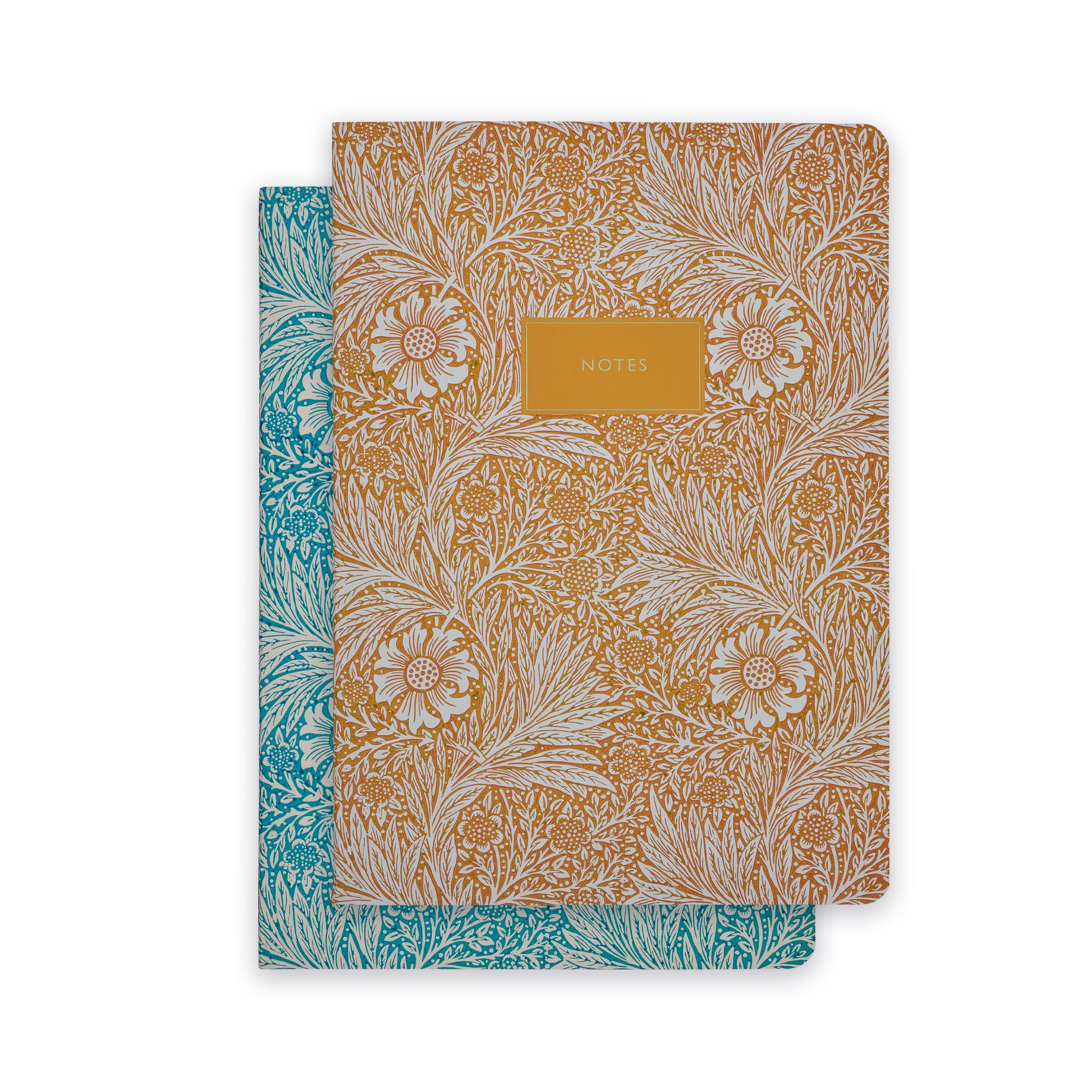 EPISODE CLASSIC FLORALS HARDWYCKE HALL SET OF 2 B5 NOTEBOOKS