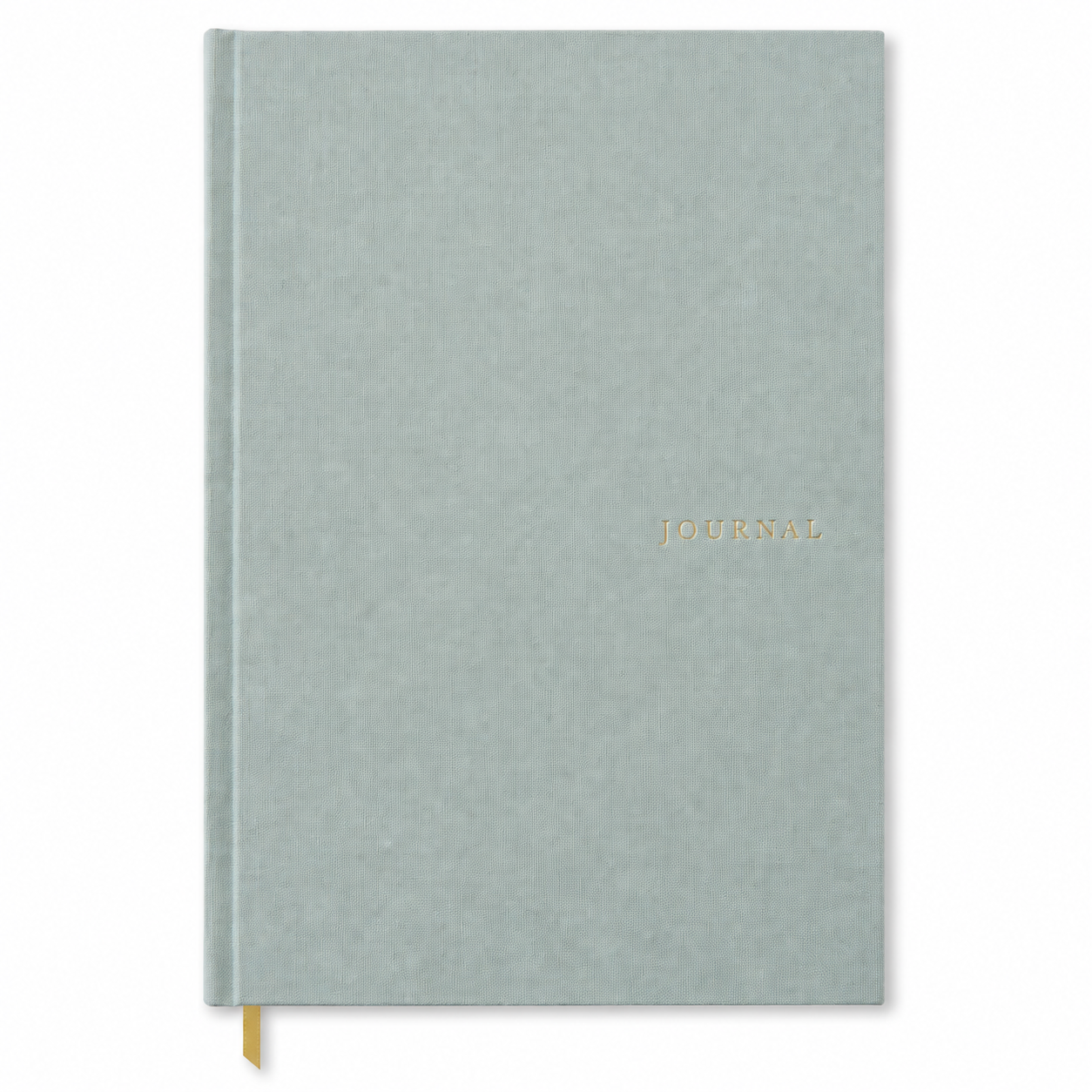 Nova Crafts Keten Journal Yaldız Kenar Çizgili Defter 17x24 cm. 110 gr. Ivory 200 sy. Aqua Green