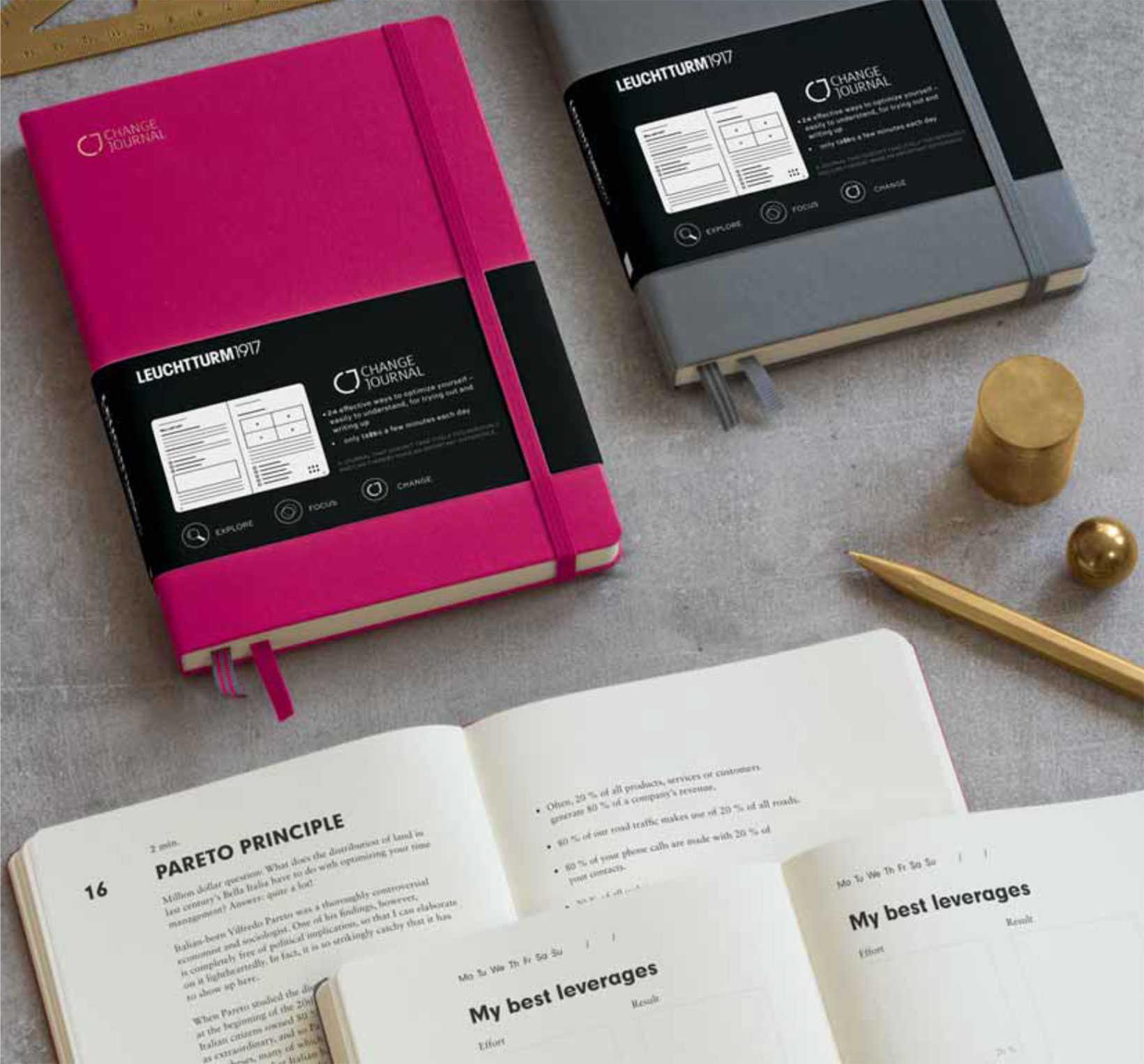 Leuchtturm1917 Change Journal  Medium (A5)  Antrasit  Değişim Defteri 360443 