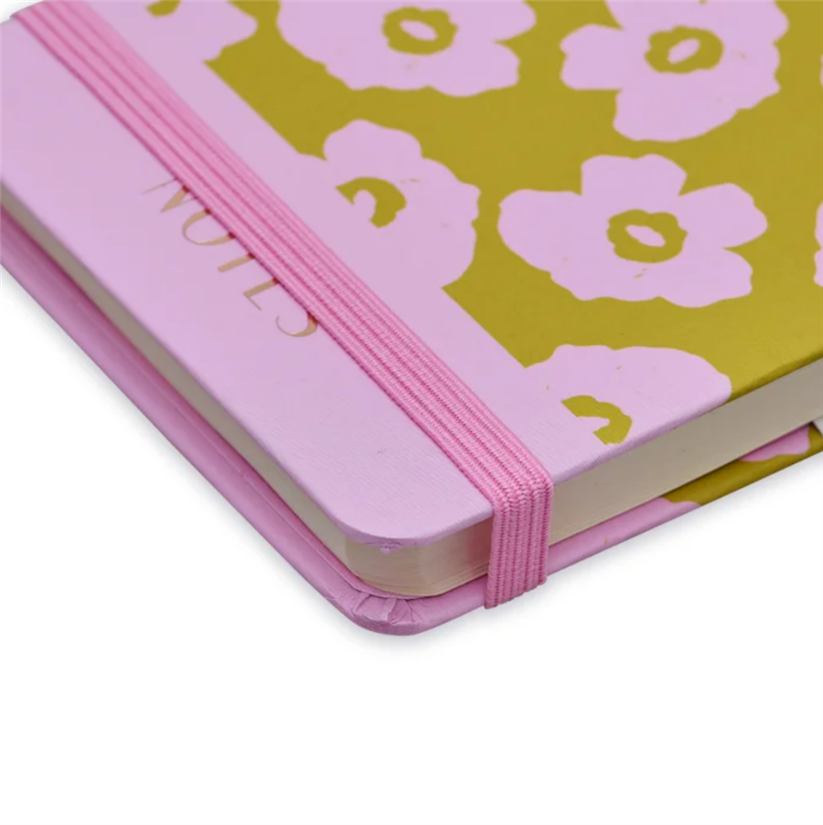 Episode Modern Florals Dijon Pink Spiralli Küçük Not Defteri
