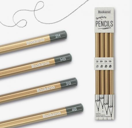 If Bookaroo Graphite Kurşun Kalem Seti Gold