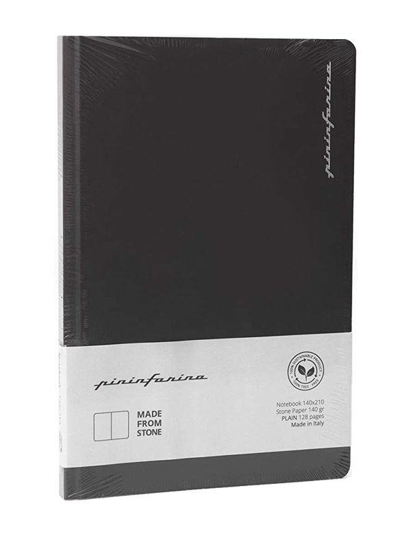Pininfarina Stone Paper Defter Çizgili Siyah PNF1421RUBK
