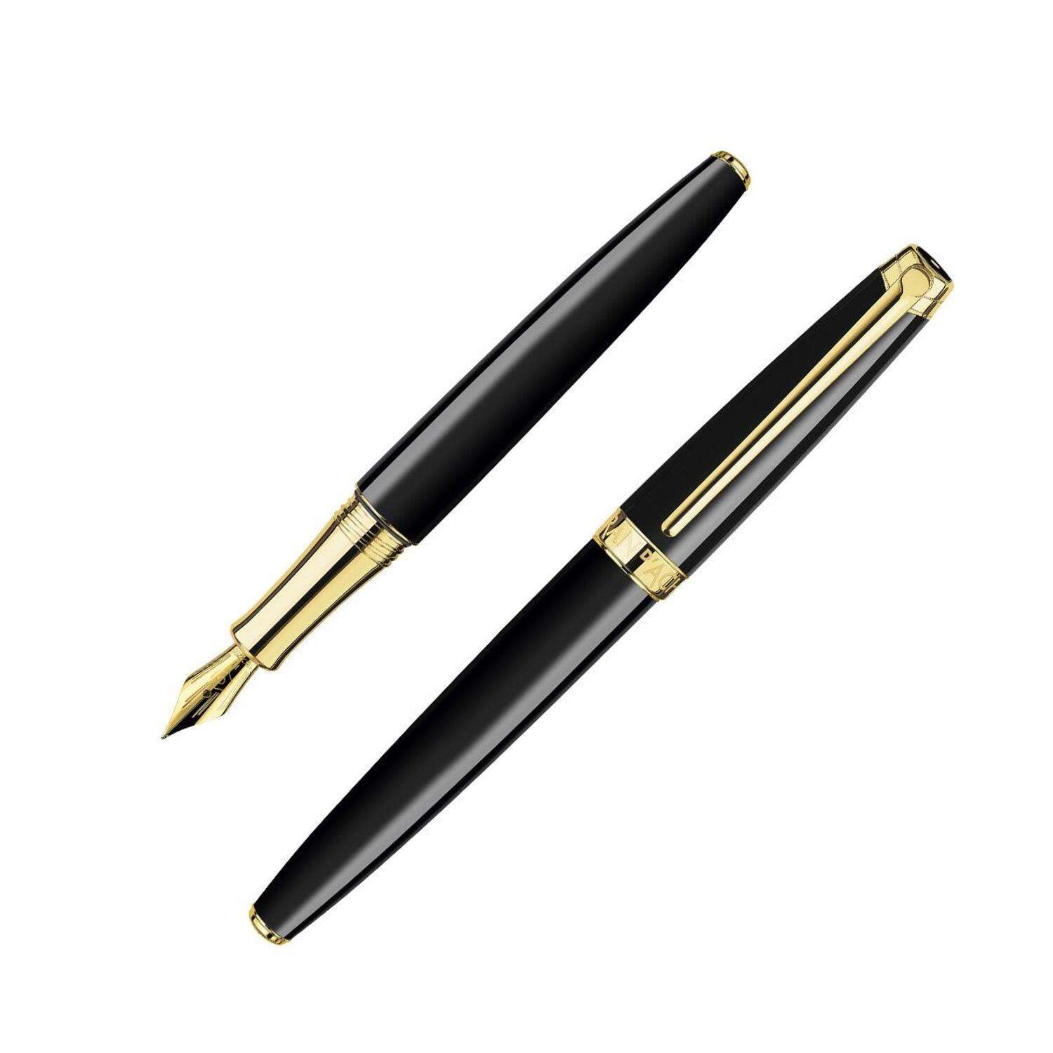 CARAN d'ACHE Leman Ebony Black Dolma Kalem 4799-282