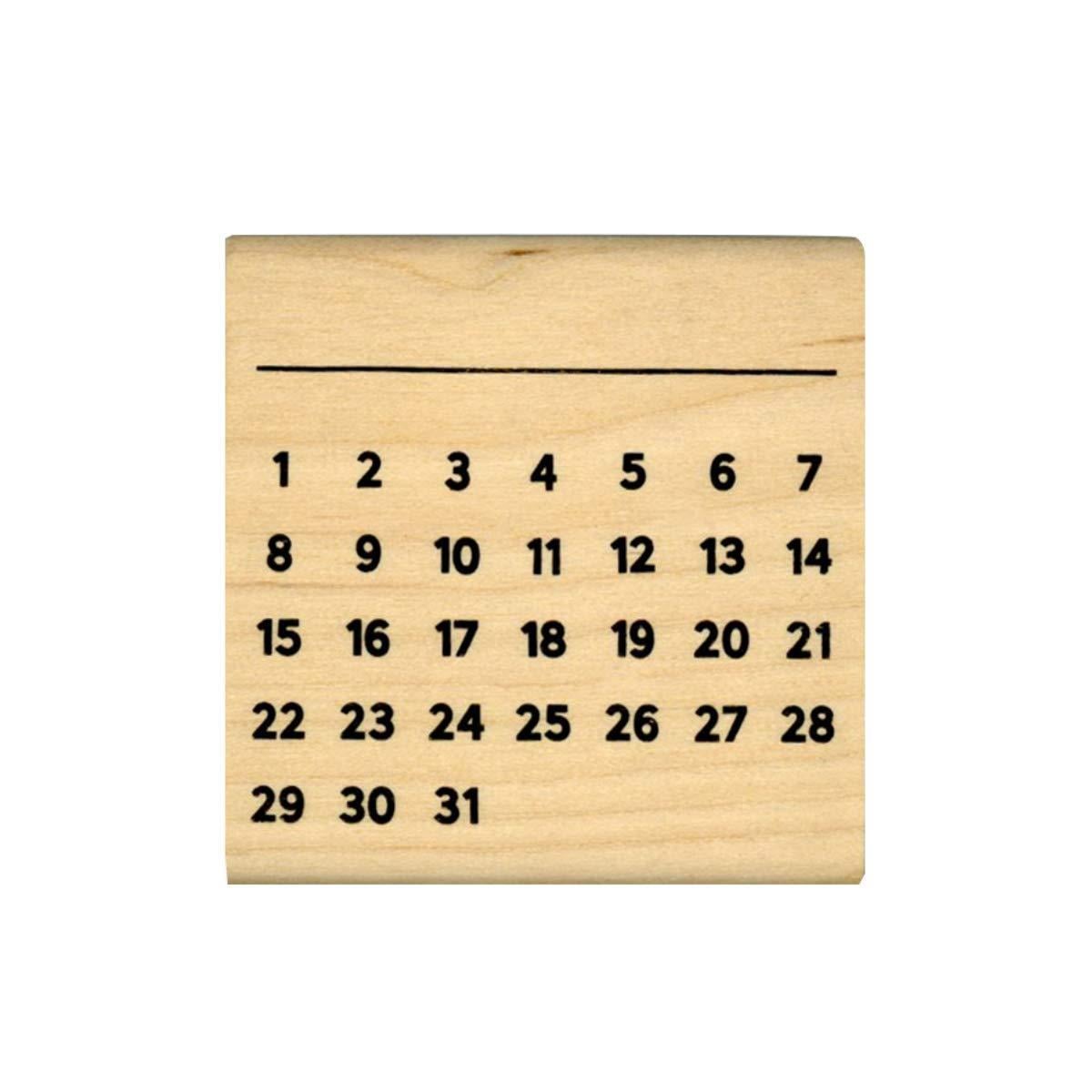 Kodomo no Kao 0402-003 Wooden Agenda Ahşap Damga