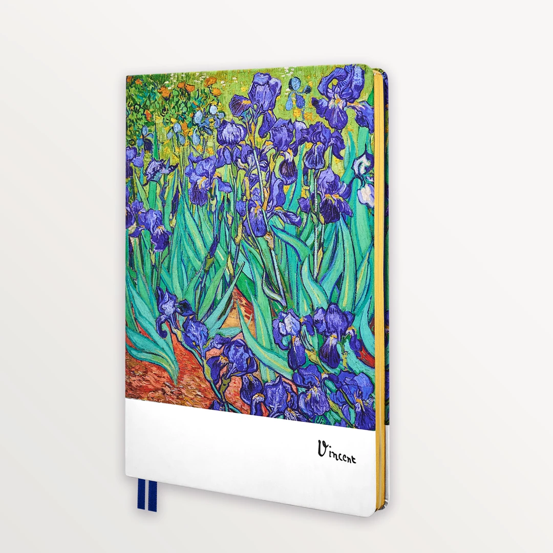 EPISODE GALLERY VAN GOGH IRISES XL CASEBOUND NOTEBOOK
