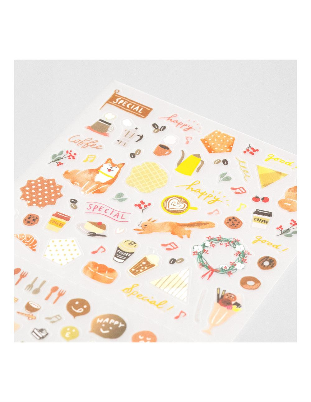 Midori sticker  color brown