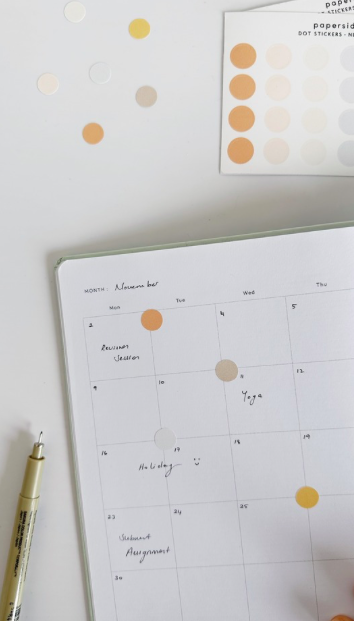 Dots Neutral Mini Sticker Seti