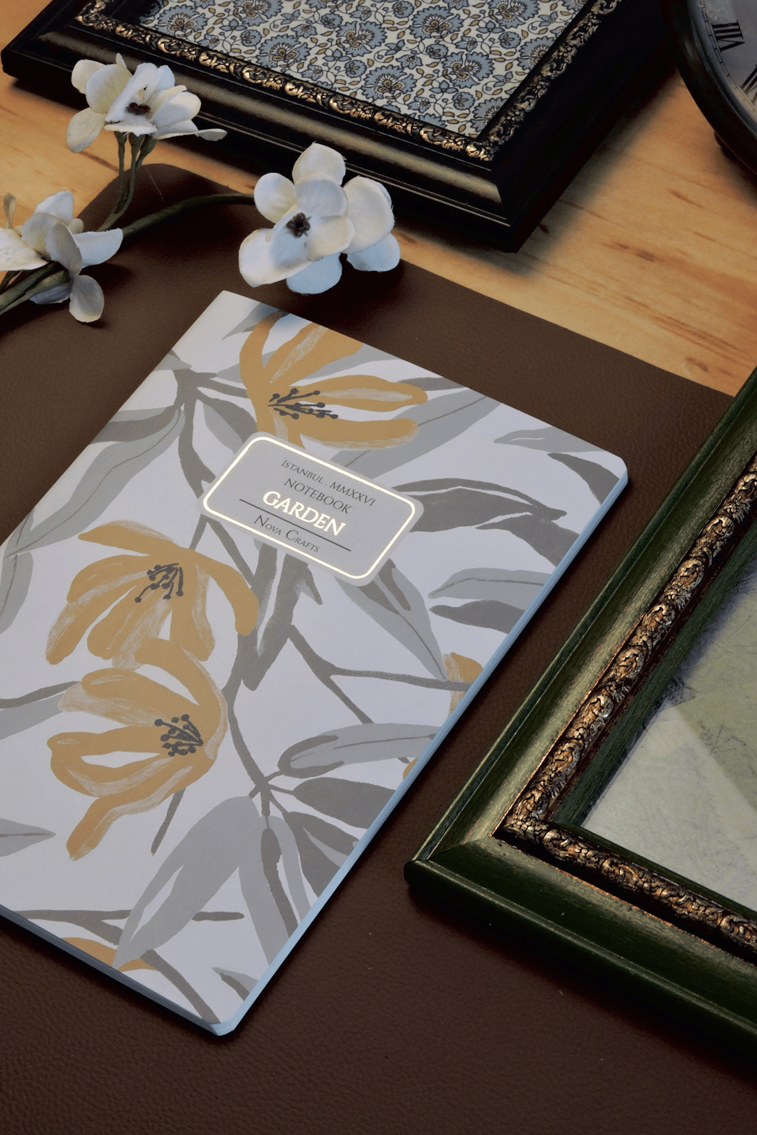 Nova Crafts Kuşe Kapak Terzi Dikiş Defter 14.5x21 cm. 80 sy. Ivory
