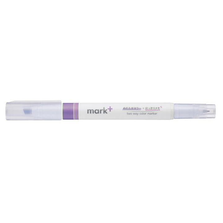 Kokuyo Mark+ Çift Taraflı ( Fosforlu ve Fineliner) Kalem Purple