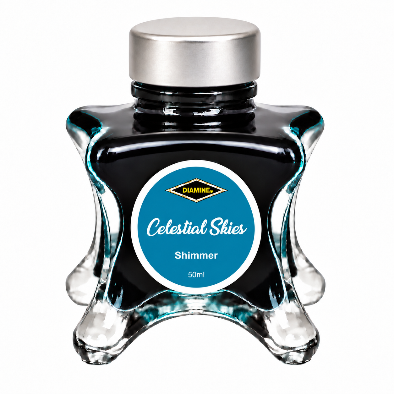 Diamine Inkvent Teal Calender Celestial Skies Shimmer Mürekkep
