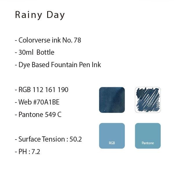 Coloverse No.78 Rainy day Mürekkep